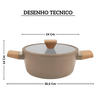 31273 cacarola antiaderente com tampa 24cm 4 1l fendi mocha norma fracalanza desenho