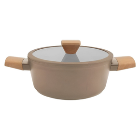 31273 cacarola antiaderente com tampa 24cm 4 1l fendi mocha norma fracalanza