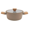 31273 cacarola antiaderente com tampa 24cm 4 1l fendi mocha norma fracalanza