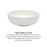 tigela de ceramica 600ml flat zen oxford 12