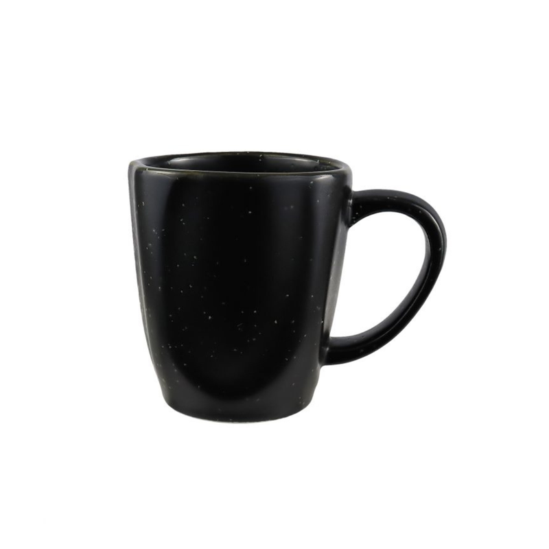 Caneca de Porcelana Oxford Ryo Volcano Preto Fosco 260mL | Loja Kaster
