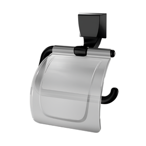 7140105 papeleira de parede preto fosco attic quadra lorenzetti