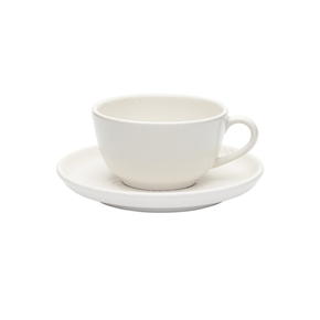 xicaras de cha grande 200ml com pires flat zen oxford