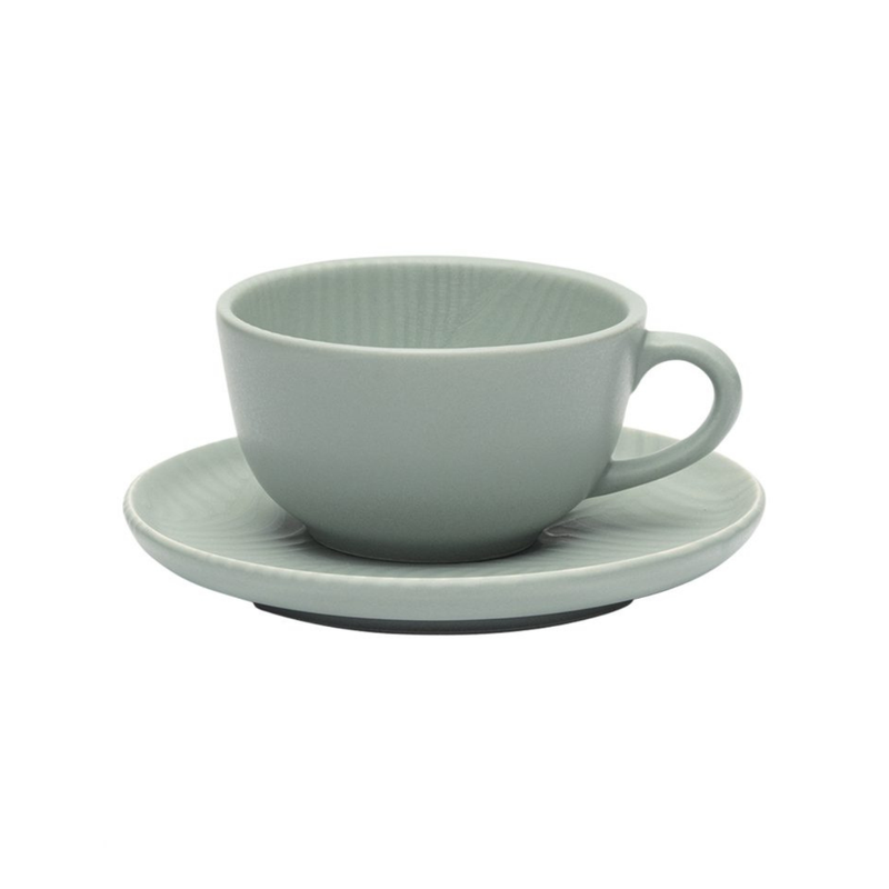 Xícara de Chá Oxford Flat Oasis 200ml Verde Menta | Loja Kaster