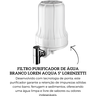 7411303 filtro purificador de agua branco loren acqua 5 lorenzetti descr