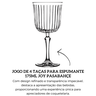 47048 jogo de 4 tacas para espumante 175ml joy pasabahce descr