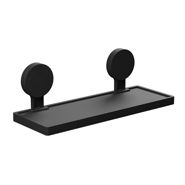 ad4psprfos prateleira de parede com adesivo preto fosco astra