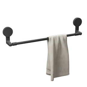 ad4ptprfos toalheiro de parede com adesivo preto fosco astra comtoalha 1