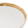 bowl de porcelana dubai branco e dourado 7cm x 15cm wolff 4