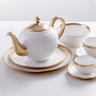 prato raso de porcelana dubai branco e dourado 25cm x 2cm wolff 6