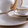 prato raso de porcelana dubai branco e dourado 25cm x 2cm wolff 9