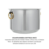 champanheira nocc com detalhes em ouro aco inox 1810 riva 3