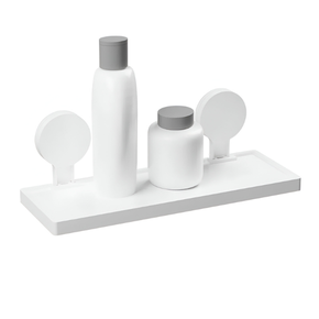 adpsbr prateleira de parede com adesivo branco astra comshampoo