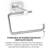 b5011e8cr0 papeleira de parede cromado new elite celite descr