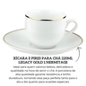 29893 xicara e pires para cha em porcelana 220ml legacy gold l hermitage descr