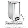 90987293016 lixeira de piso 10l com balde interno removivel docolflat docol descr