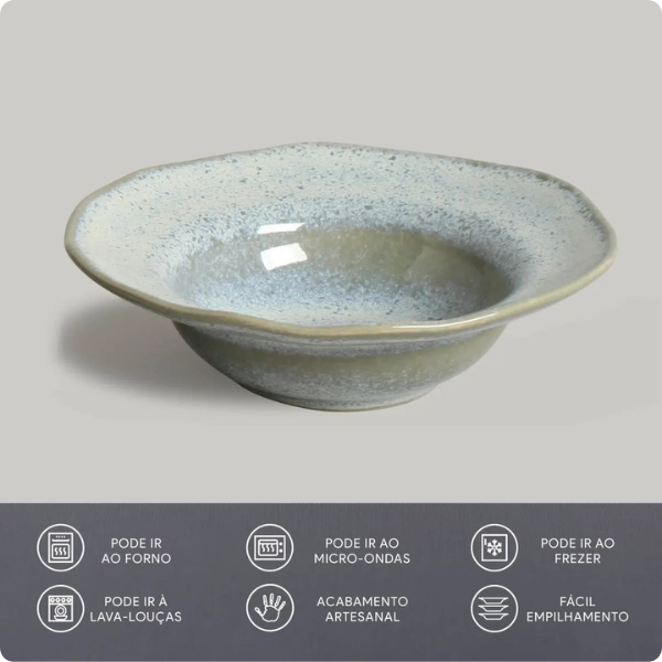 16014109501 prato de entradasobremesa organico green granite 19x5 5cm porto brasil compativel