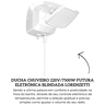 753130 ducha chuveiro branco 220v 7500w futura eletronica blindada lorenzetti descr