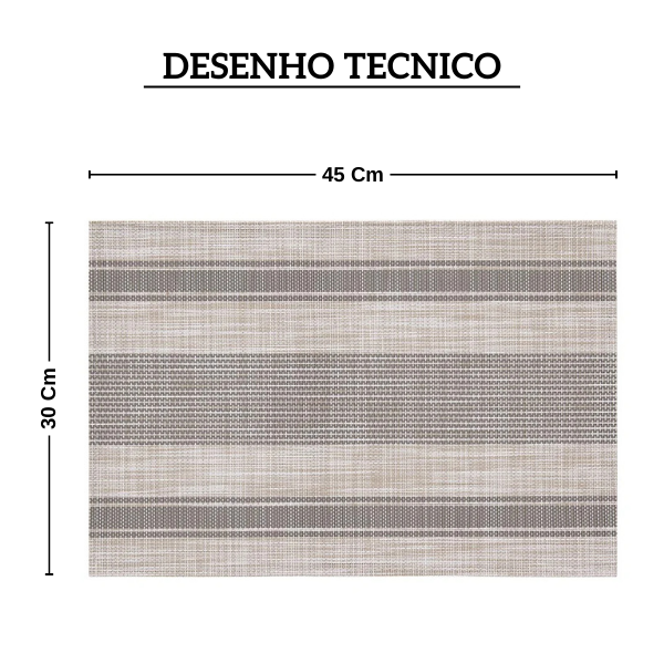 306877 jogo americano avulso trama sintetica oskar taupe copa cia desenho