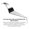 r00471 pa para bolo em aco inoxidavel motta riva descr