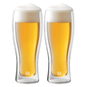 jogo com 2 copos de vidro de parede dupla para cerveja 414ml sorrento zwilling 5