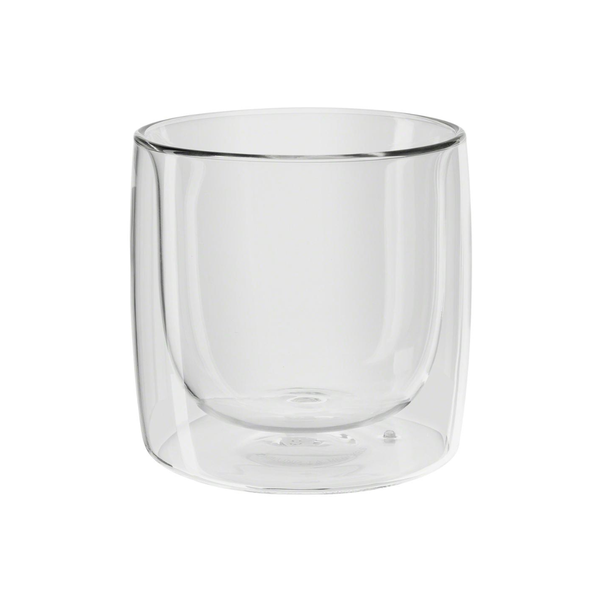 jogo com 2 copos de vidro de parede dupla para whisky 266ml sorrento