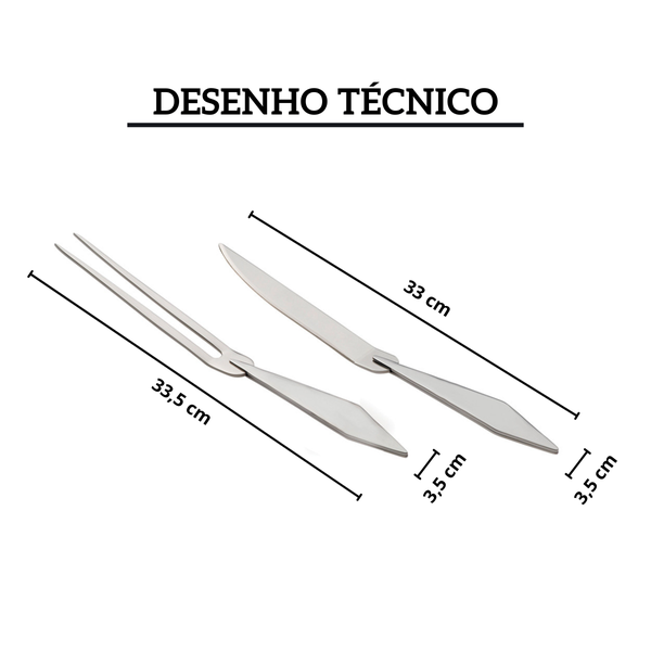 par de talheres trichante sava inox riva 1