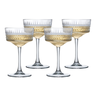 46635 jogo de 4 tacas para champanhe coupe em vidro 260ml elysia pasabahce