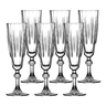 46683 jogo de 6 tacas para champanhe em vidro 170ml diamond pasabahce