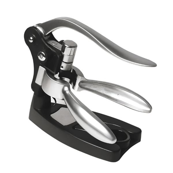 12695 saca rolhas com base e corta lacre em zamac dynasty