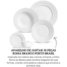 61090r aparelho de jantar 30 pecas roma branco porto brasil descr