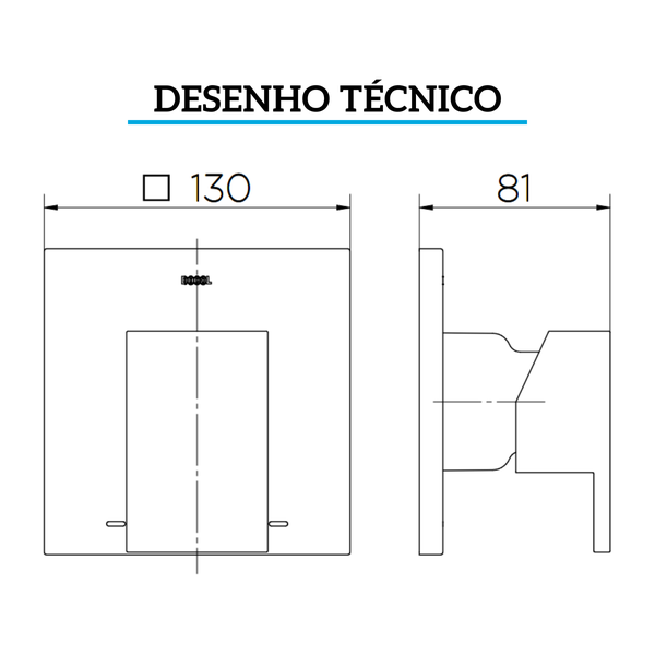 acabamento monocomando para chuveiro de altabaixa pressao 34 new edgeminima ouro polido docol 2