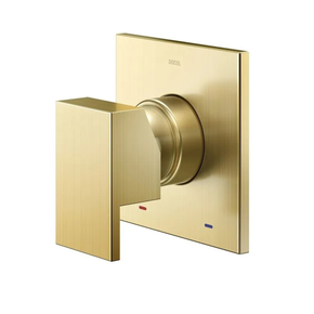 acabamento monocomando chuveiro ducha higienica para base de alta pressao e ducha higienica new edge minima ouro escovado docol