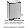 94544445 lixeira com balde removivel e pedal 45l octos tramontina descr