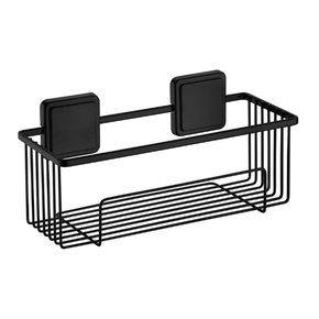 180pt suporte para shampoo com adesivo preto fosco facile future