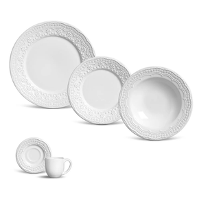 61119r aparelho de jantar 20 pecas madeleine branco porto brasil