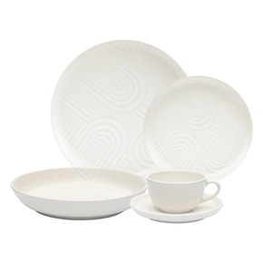 151523 aparelho de jantar e cha 30 pecas flat zen oxford