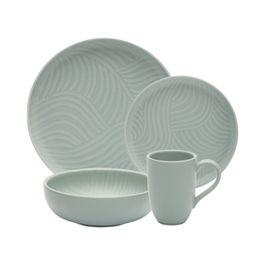 151568 aparelho de jantar e lanche 16 pecas flat oasis oxford