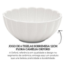152300 jogo de 6 tigelas sobremesa 12cm flora camelia oxford descr