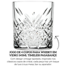 46362 jogo de 4 copos para whisky em vidro 345ml timeless pasabahce descr