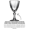 46686 jogo de 4 tacas para licor em vidro 50ml diamond pasabahce descr