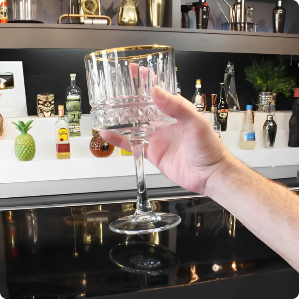 46692 jogo de 4 tacas para coquetel gold rim 500ml elysia pasabahce ambiental