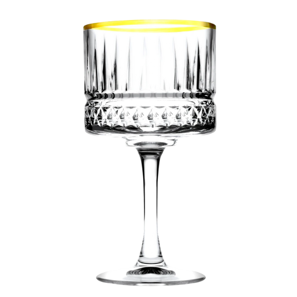 46692 jogo de 4 tacas para coquetel gold rim 500ml elysia pasabahce unitario