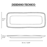 14014109201 travessa retangular media organico litchi 33x13cm porto brasil desenho