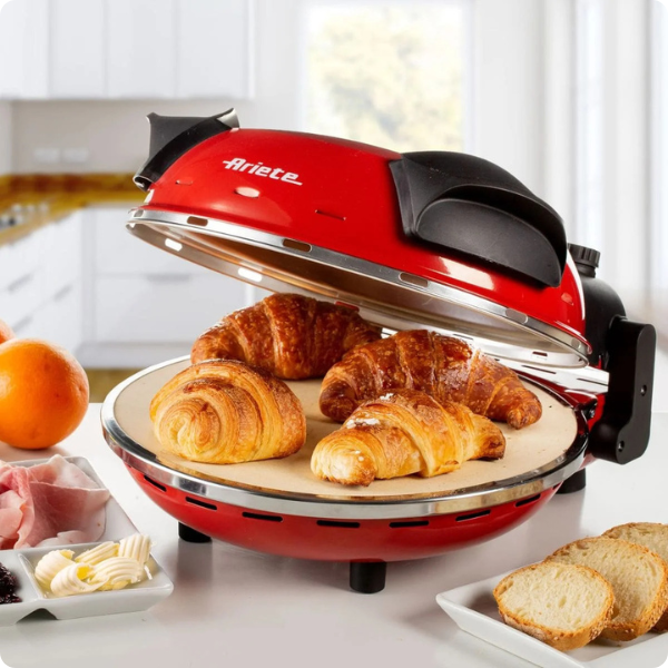 10120 ari i forno de pizza eletrico com pedra refrataria 1200w 220v vermelho ariete ambiental 3