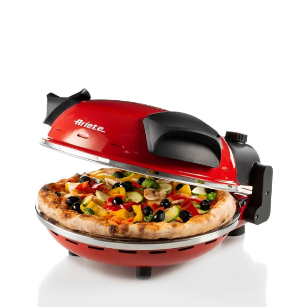 10120 ari i forno de pizza eletrico com pedra refrataria 1200w 220v vermelho ariete compizza