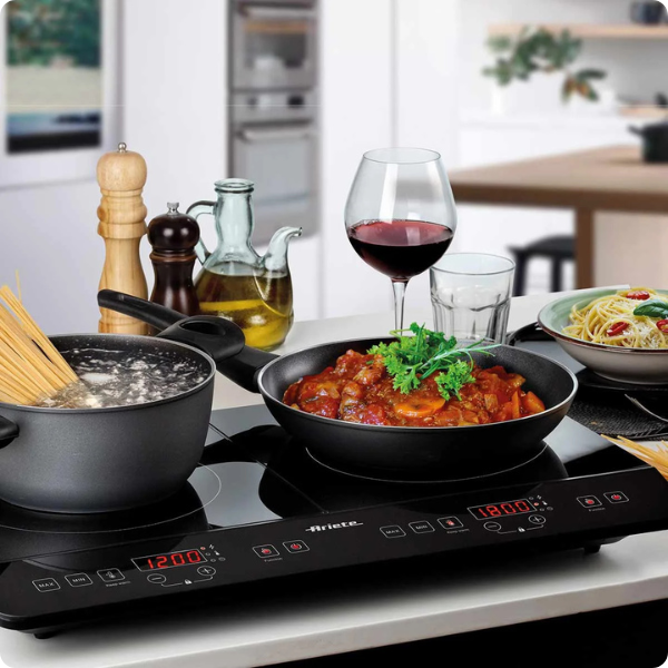 10369 ari i cooktop de inducao portatil 2 bocas touch screen preto ariete 1998 ambiental