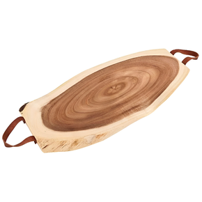 gj0003 tabua de corte em madeira com alca de couro btc