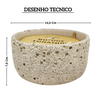 aq0027 vela aromatizada em cimento bege btc desenho