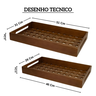 fm0278 conjunto de bandejas em madeira natural 2 pecas btc desenho